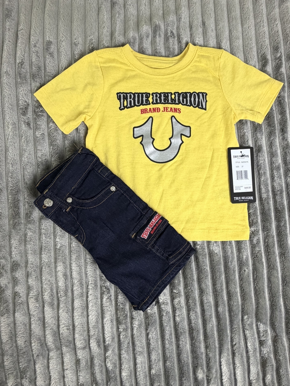 True Religion | Kids’ Collection  Postmarked Denim Cut-offs Vintage Y2K